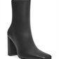 Botas de cano curto femininas Steve Madden Fulton com palmilha acolchoada, pretas, tamanho 11 M