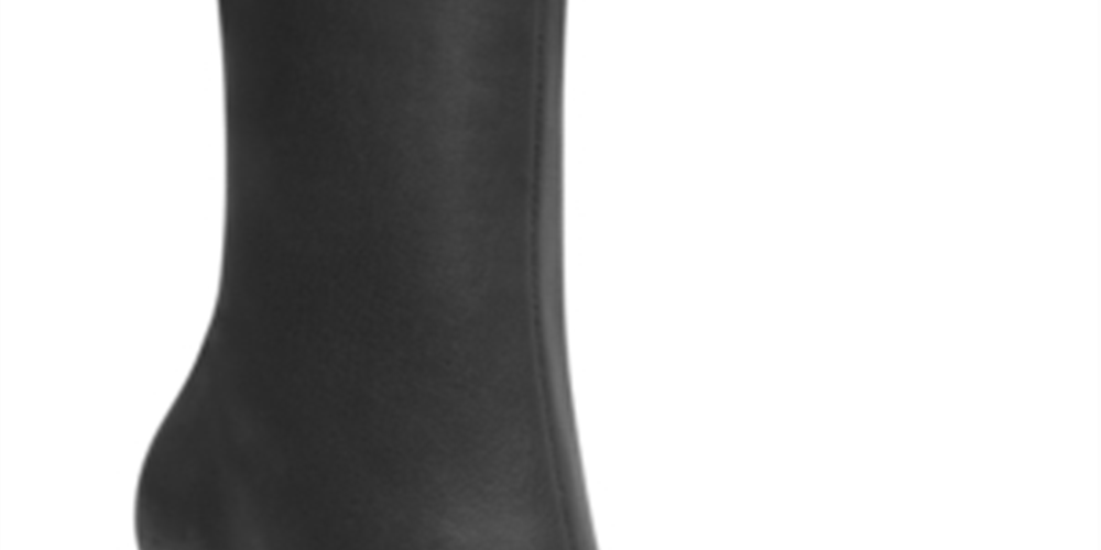Botas de cano curto femininas Steve Madden Fulton com palmilha acolchoada, pretas, tamanho 11 M