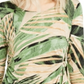 Blusa lateral estampada feminina Alfani, verde, tamanho pequeno M