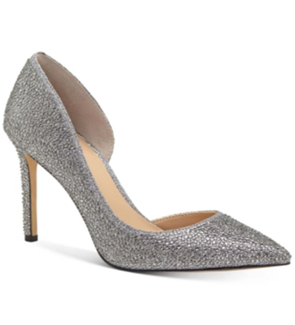 INC International Concepts Kenjay D'Orsay Scarpin Feminino Cinza Tamanho 7,5M