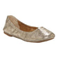 Sapatilhas femininas Lucky Brand Platinum Gold tamanho 7 M