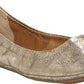 Sapatilhas femininas Lucky Brand Platinum Gold tamanho 7 M