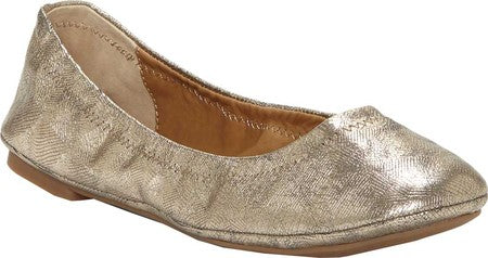 Sapatilhas femininas Lucky Brand Platinum Gold tamanho 7 M
