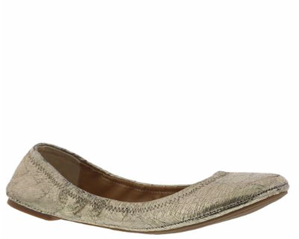 Sapatilhas femininas Lucky Brand Platinum Gold tamanho 7 M