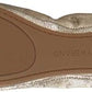 Sapatilhas femininas Lucky Brand Platinum Gold tamanho 7 M