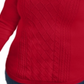 Suéter feminino plus size de tricô trançado Charter Club, vermelho deslumbrante, tamanho 4X