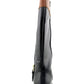 Karen Scott Deliee Botas femininas de cano largo bico redondo pretas tamanho 7M