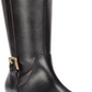 Karen Scott Deliee Botas femininas de cano largo bico redondo pretas tamanho 7M