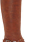 Bota feminina Lucky Brand Karesi Harness marrom tamanho 8 M