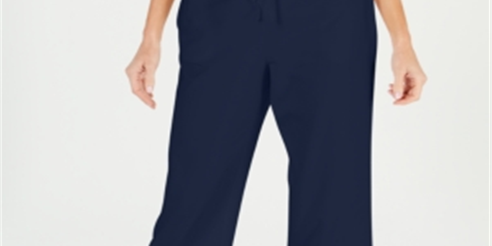 Calça Capri Karen Scott em Tricô com Cordão - Azul Intrepid Tamanho P