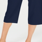 Calça Capri Karen Scott em Tricô com Cordão - Azul Intrepid Tamanho P