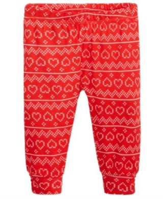 Calça Jogger Infantil First Impressions Cor Vermelha Tamanho Regular