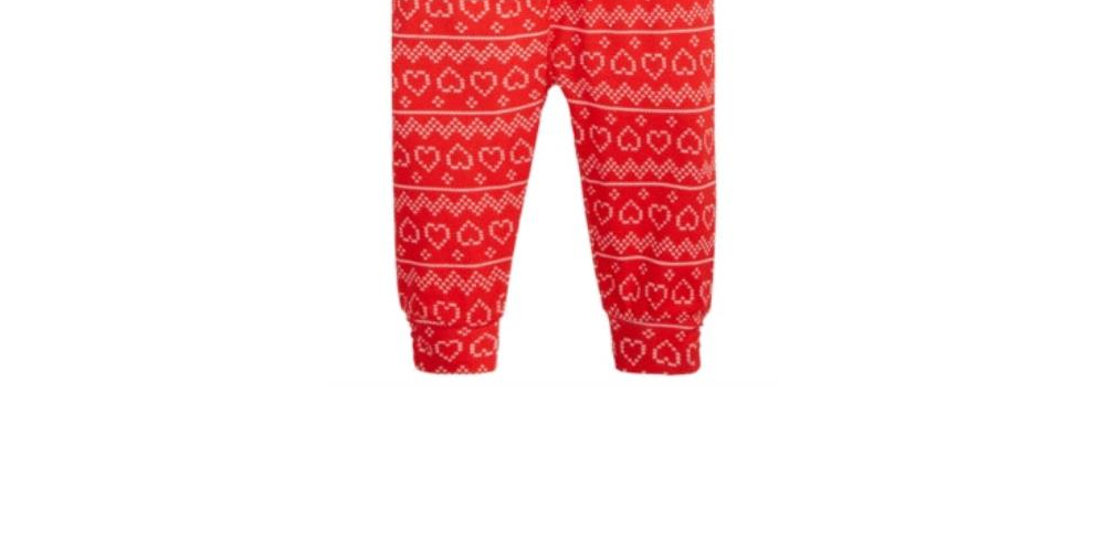 Calça Jogger Infantil First Impressions Cor Vermelha Tamanho Regular