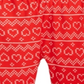 Calça Jogger Infantil First Impressions Cor Vermelha Tamanho Regular