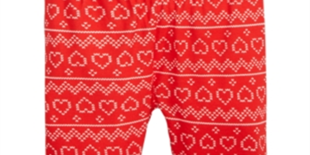 Calça Jogger Infantil First Impressions Cor Vermelha Tamanho Regular