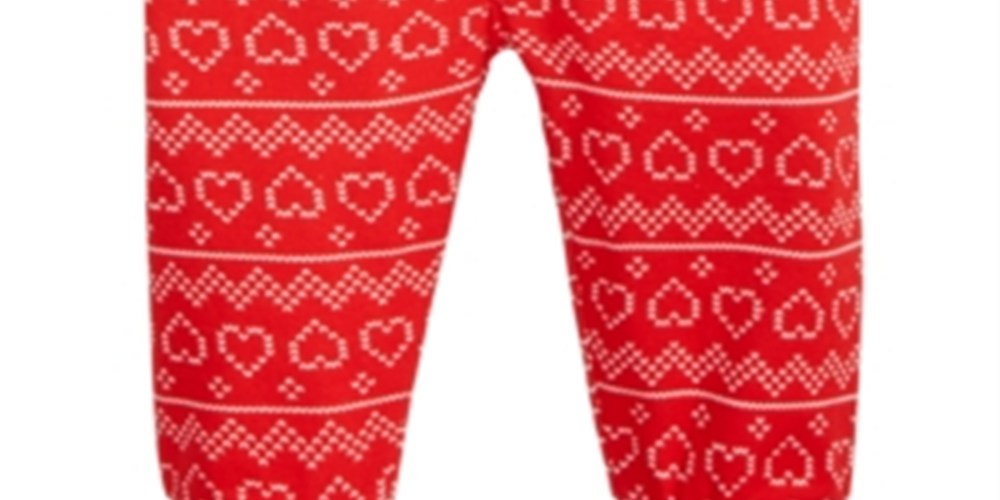 Calça Jogger Infantil First Impressions Cor Vermelha Tamanho Regular