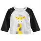 Camiseta estampada de girafa First Impressions para bebê menino, cinza, tamanho 18 meses