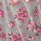 Camiseta com estampa de borboletas e laço lateral Epic Threads Big Girl, cinza, tamanho pequeno