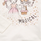 Camiseta infantil feminina Epic Threads Sisters Are Magical, branca, tamanho 4T