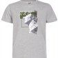Camiseta estampada gráfica Ideology Big Boy's, cinza, tamanho médio