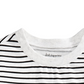 Camiseta infantil com estampa de cachorro listrada First Impressions para meninas, marrom, tamanho 3-6 meses