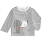Camiseta estampada com cachorro listrado First Impressions para bebê menino, marrom, tamanho 18 meses