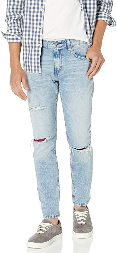 Calça Jeans Levi's Masculina 512 Slim Taper Fit Azul Tamanho 29X30