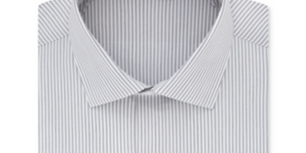 Camisa listrada masculina Kenneth Cole Reaction Slim Fit com botões, cinza, tamanho G