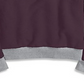 Camiseta feminina Champion Athletics com estampa de pele sintética e logo Raisin, roxa, tamanho extragrande