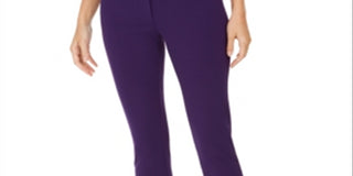 Calça Calvin Klein Masculina com Bolso e Zíper para Usar no Trabalho Roxa Tamanho 6 Petite