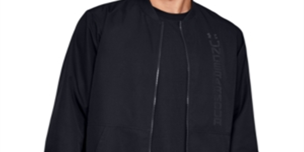 Jaqueta Bomber Leve Masculina Under Armour Activewear Preta Tamanho P