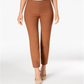 Calça feminina Charter Club Tummy Control, marrom, tamanho 2P