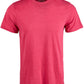 Camiseta masculina Alfani com gola redonda mesclada, rosa, tamanho médio