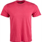 Camiseta masculina Alfani com gola redonda mesclada, rosa, tamanho médio