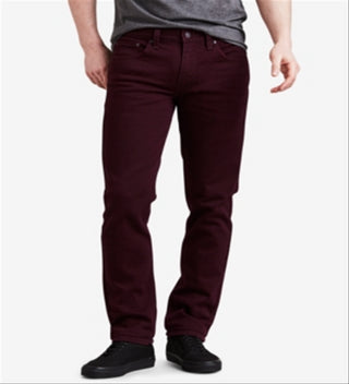 Levi's Men's 514 Straight Fit Jeans Red Size 31X30