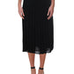 Saia plissada feminina DKNY preta tamanho 10