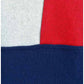 Tommy Hilfiger Moletom feminino curto com gola redonda e logotipo, azul, tamanho pequeno