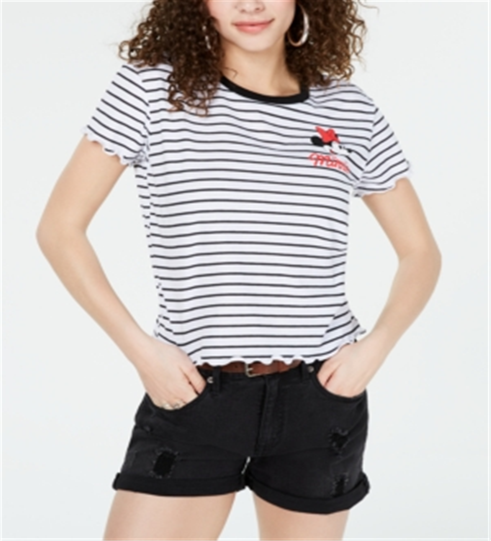 Camiseta Ultra Flirt Junior com decote em V cruzado, branca, tamanho G