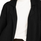 Cardigan feminino grande com bolso aplicado, tamanho pequeno, preto, estilo &amp; co, tamanho GG