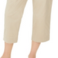 Calça curta de sarja feminina Charter Club, bege, tamanho 12