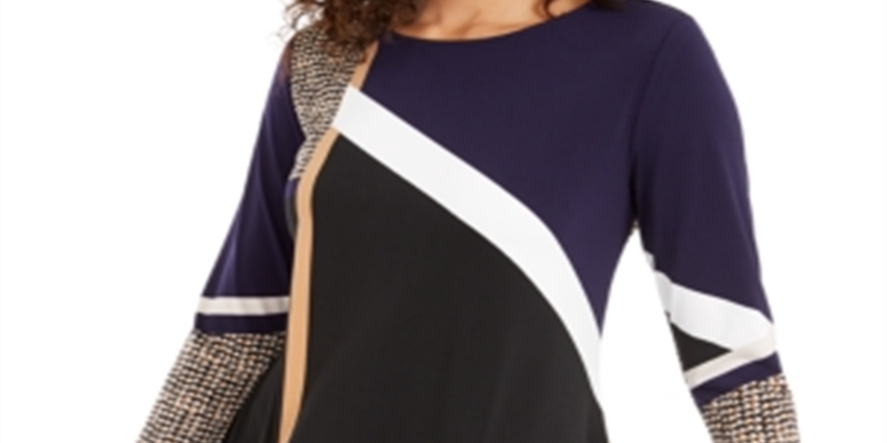 Túnica Alfani Feminina Estampada Alta Baixa Preta Tamanho X-Grande