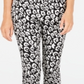 Calça skinny feminina com estampa de leopardo da INC International Concepts, preta, tamanho 8