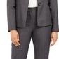 Le Suit Terno Feminino para Carreira e Negócios Cinza Tamanho 8