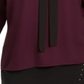 Blusa Calvin Klein Plus Size Feminina com Amarração no Pescoço Roxa Tamanho 3XL