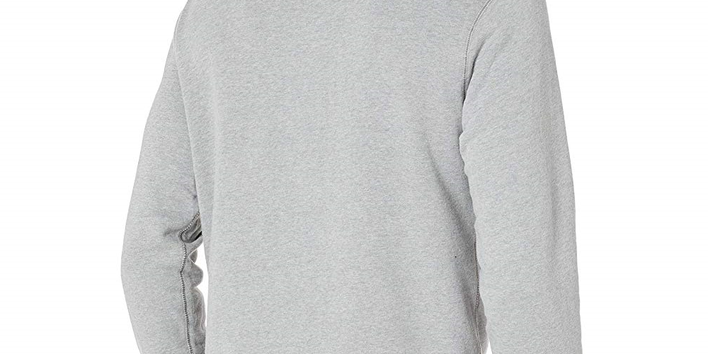 Camisa de pijama masculina Polo Ralph Lauren de lã escovada, cinza, tamanho pequeno