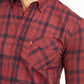 Camisa xadrez Reese masculina Levi's vermelha tamanho pequeno