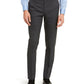 Calça social skinny Calvin Klein Window Pane masculina, preta, tamanho 34x30