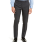 Calça social skinny Calvin Klein Window Pane masculina, preta, tamanho 34x30