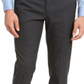 Calça social skinny Calvin Klein Window Pane masculina, preta, tamanho 34x30