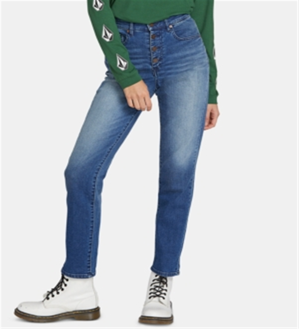 Calça jeans skinny Volcom Juniors azul tamanho 31x30